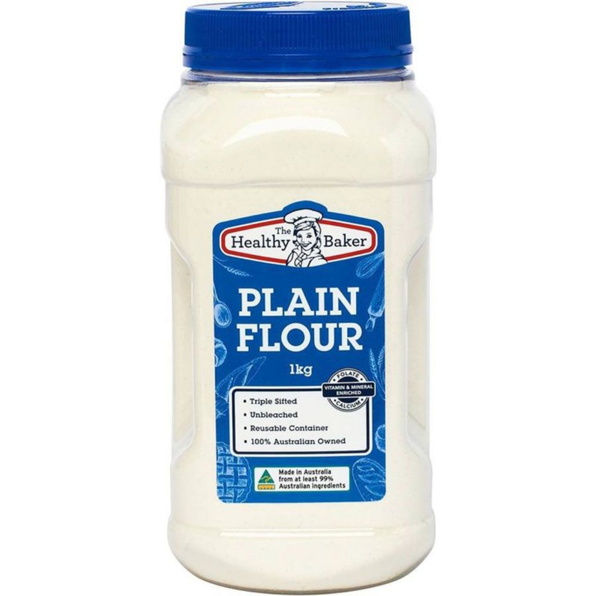 Picture of Plain Flour Easy Store 1kg-The Healthy Baker