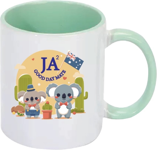 Picture of Cup(Printed Good Day Mate  Aqua Green)
