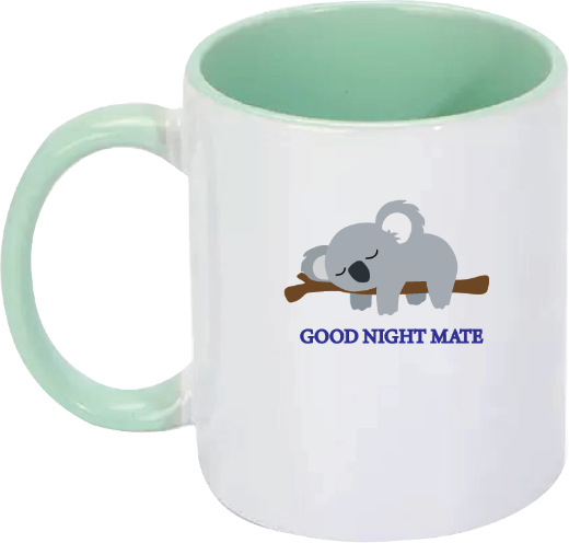 Picture of Cup(Printed Good Day Mate  Aqua Green)