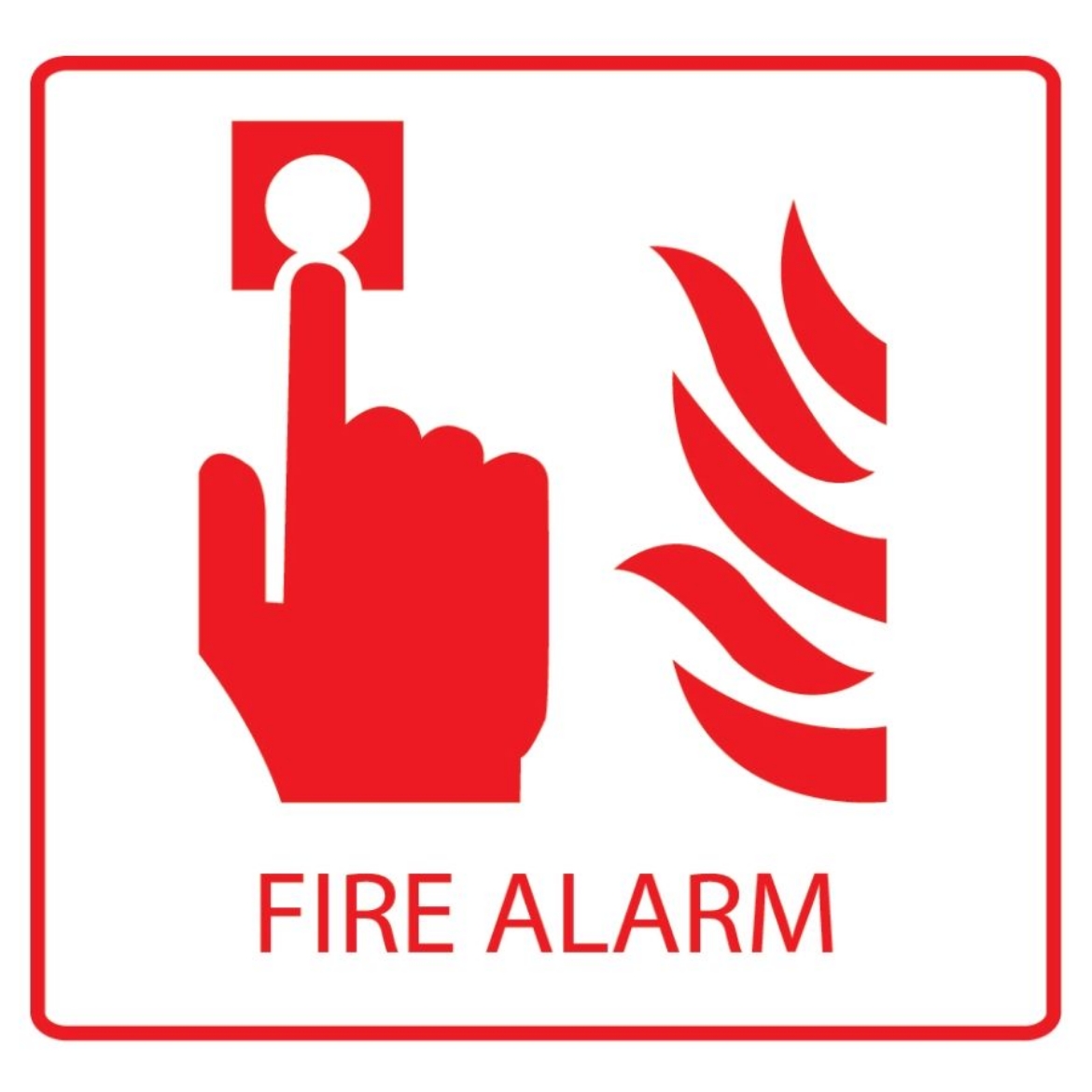 Picture of Sign Label Fire alarm