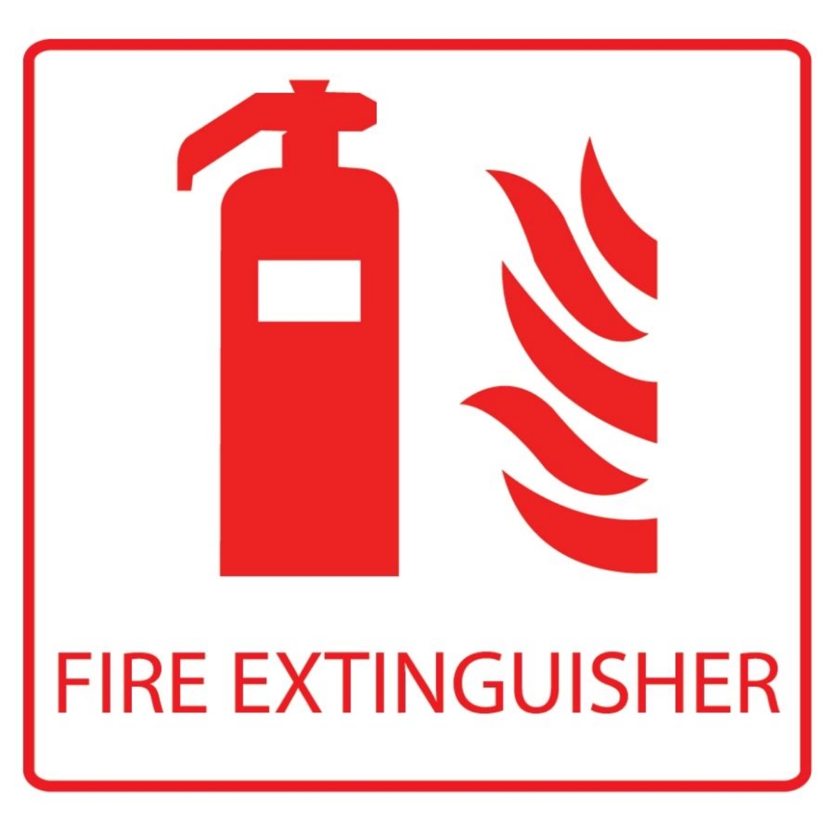 Picture of Sign Label  Fire extinguisher