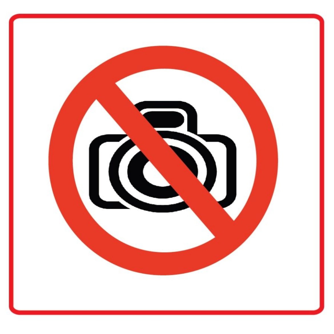 Picture of Sign Label No photo (7cm width)