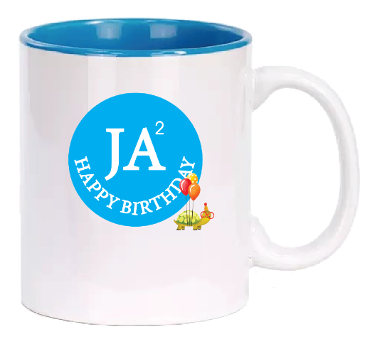 Picture of Cup(Printed Happy Birthday Blue) 
