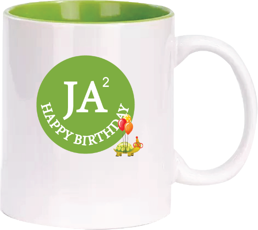 Picture of Cup(Printed  Happy Birthday Green)
