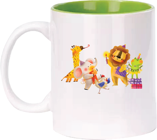 Picture of Cup(Printed  Happy Birthday Green)