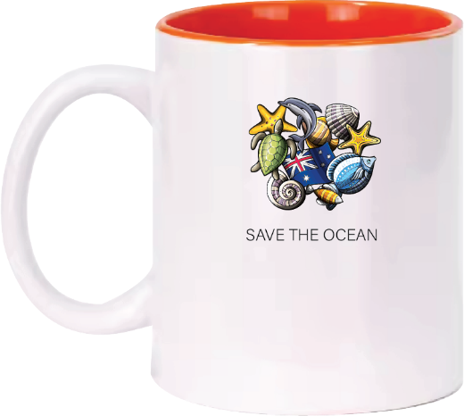Picture of Cup(Printed Save the Ocean Red)
