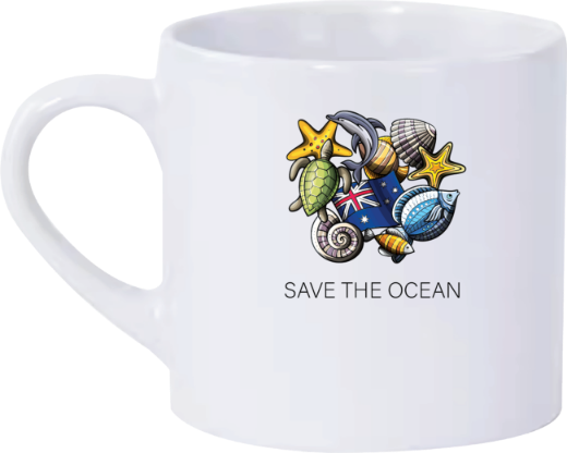 Picture of Cup(Printed Save the Ocean 6oc Mug)