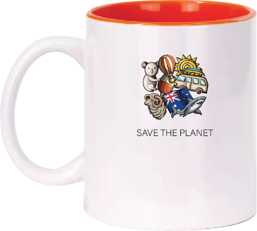 Picture of Cup(Printed Save the Planet Red)