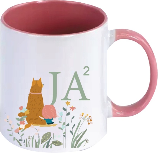 Picture of Cup(Printed Miss you much pink)