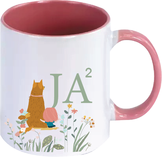 Picture of Cup(Printed Miss you much pink)