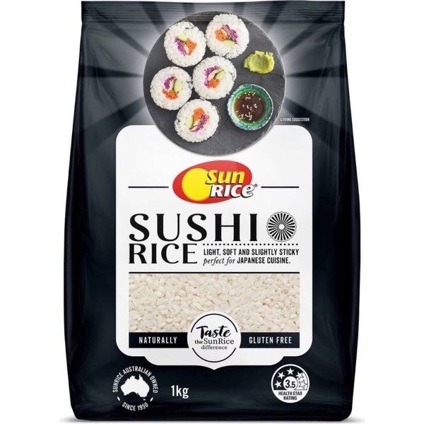 Picture of Rice Japanese Style Sushi 1kg-Sunrice