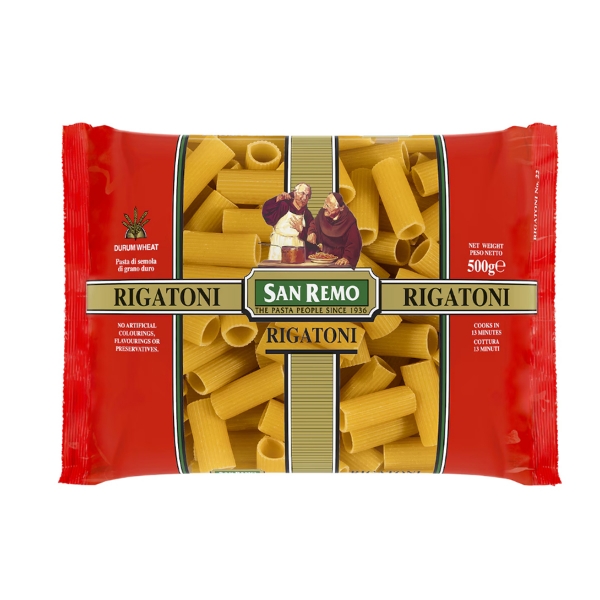 Picture of Rigatoni Pasta No 22 500g-San Remo