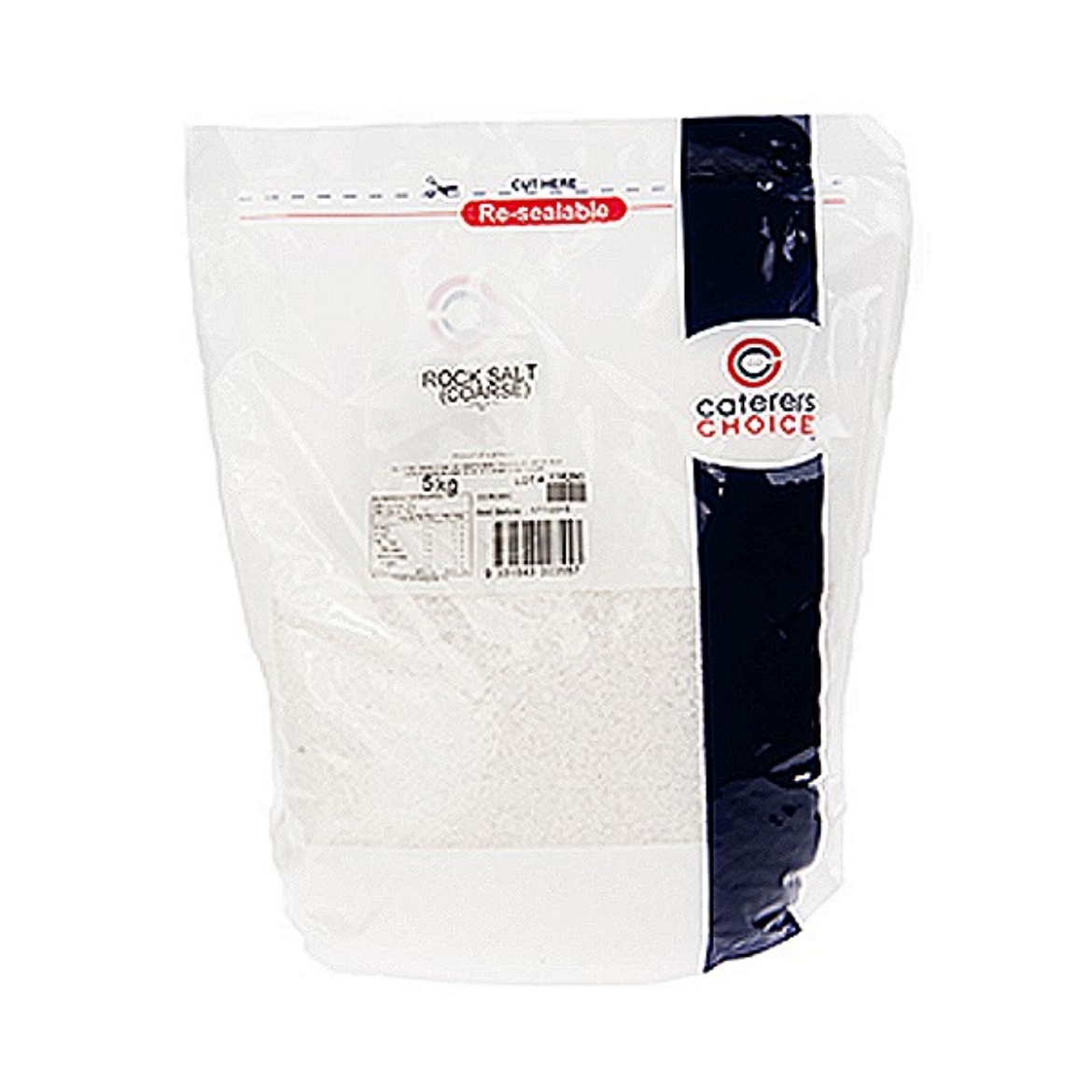 Salt Coarse Rock 5kg- CATERERS CHOICE の画像