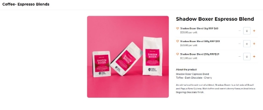 Picture of Coffee Bean Shadow Boxer Blend