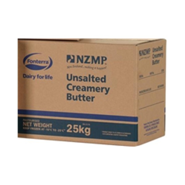 Picture of Butter Unsalted 25kg-NZ
