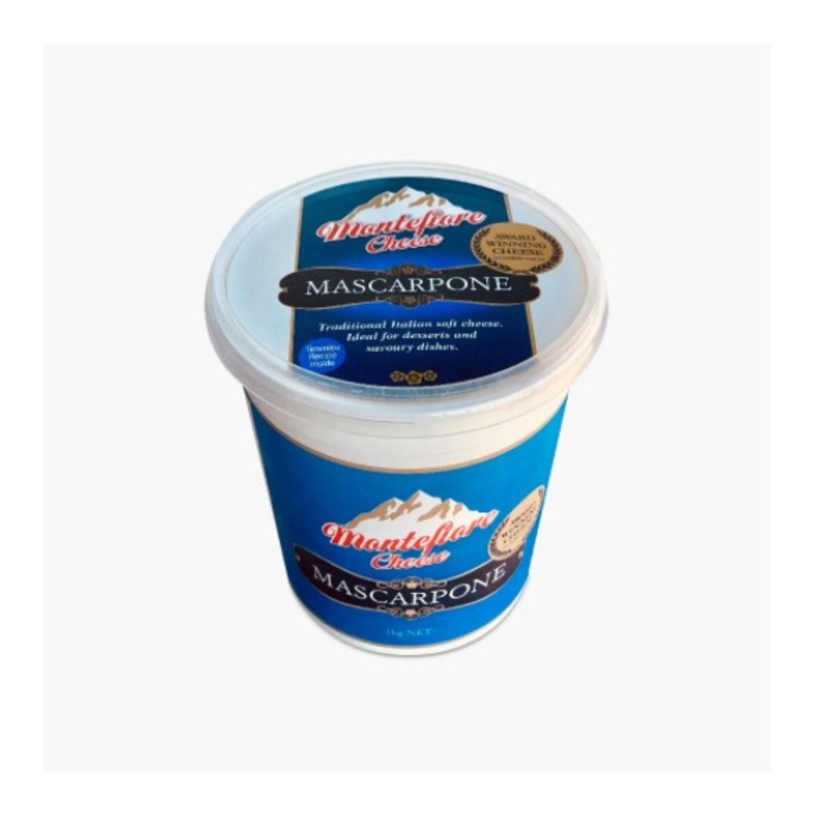 Cheese Mascarpone 1kg-MONTEFIORE の画像