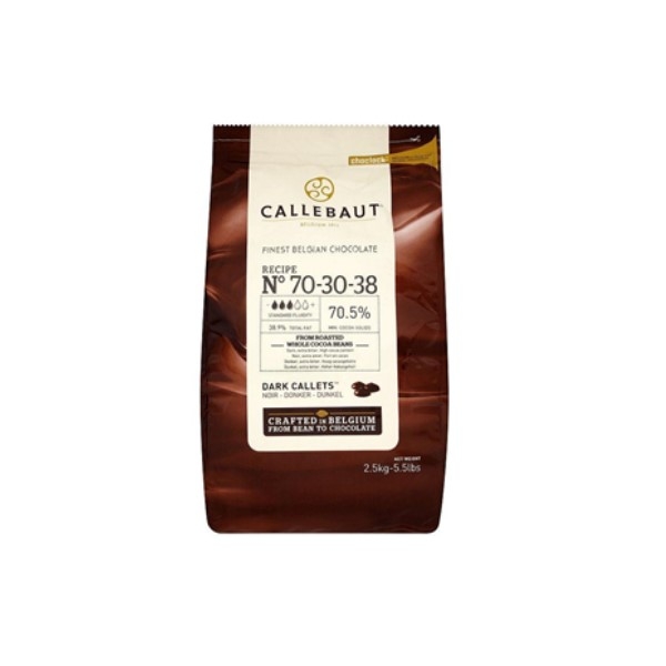 Picture of Chocolate Dark 70%  2.5kg-Callebaut