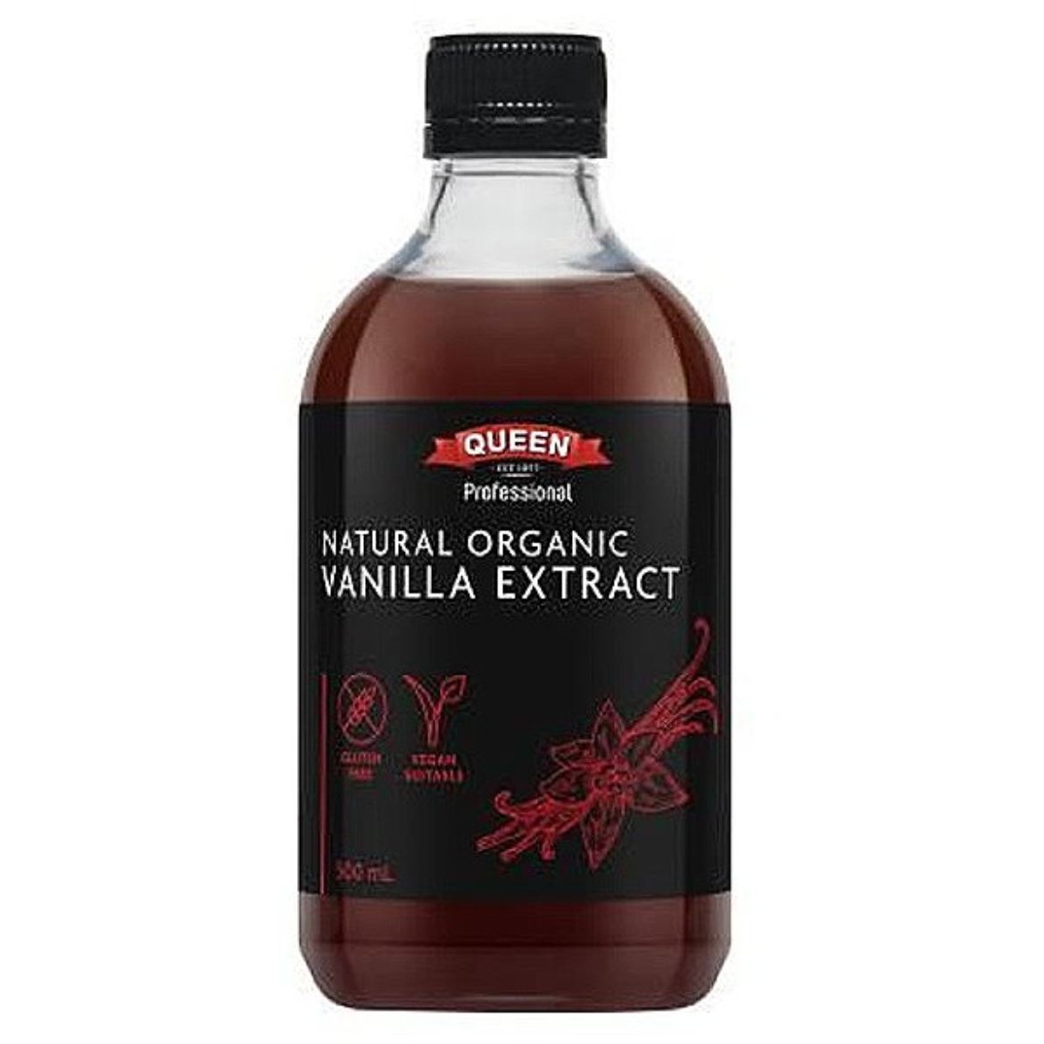 Vanilla Extract Natural Organic 500ml-QUEEN の画像