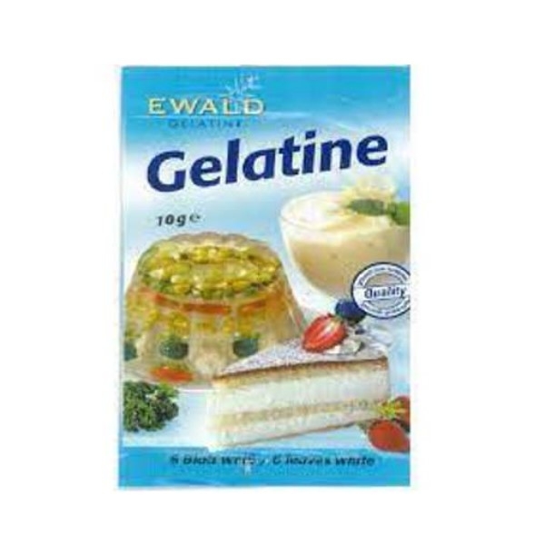 Picture of Gelatine Sheets Ewald 25 X 10g