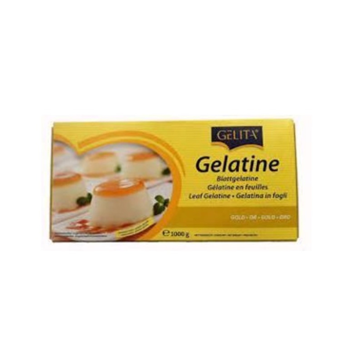 Gelatine Sheets 1kg- GELITA の画像
