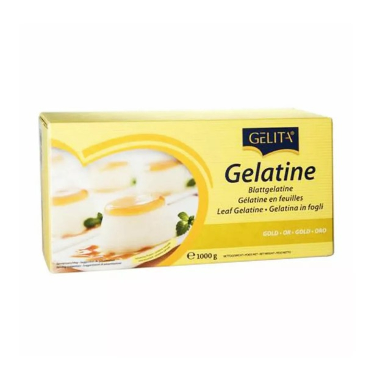 Picture of Gelatine Sheets Titanium 1 kg-GELITA