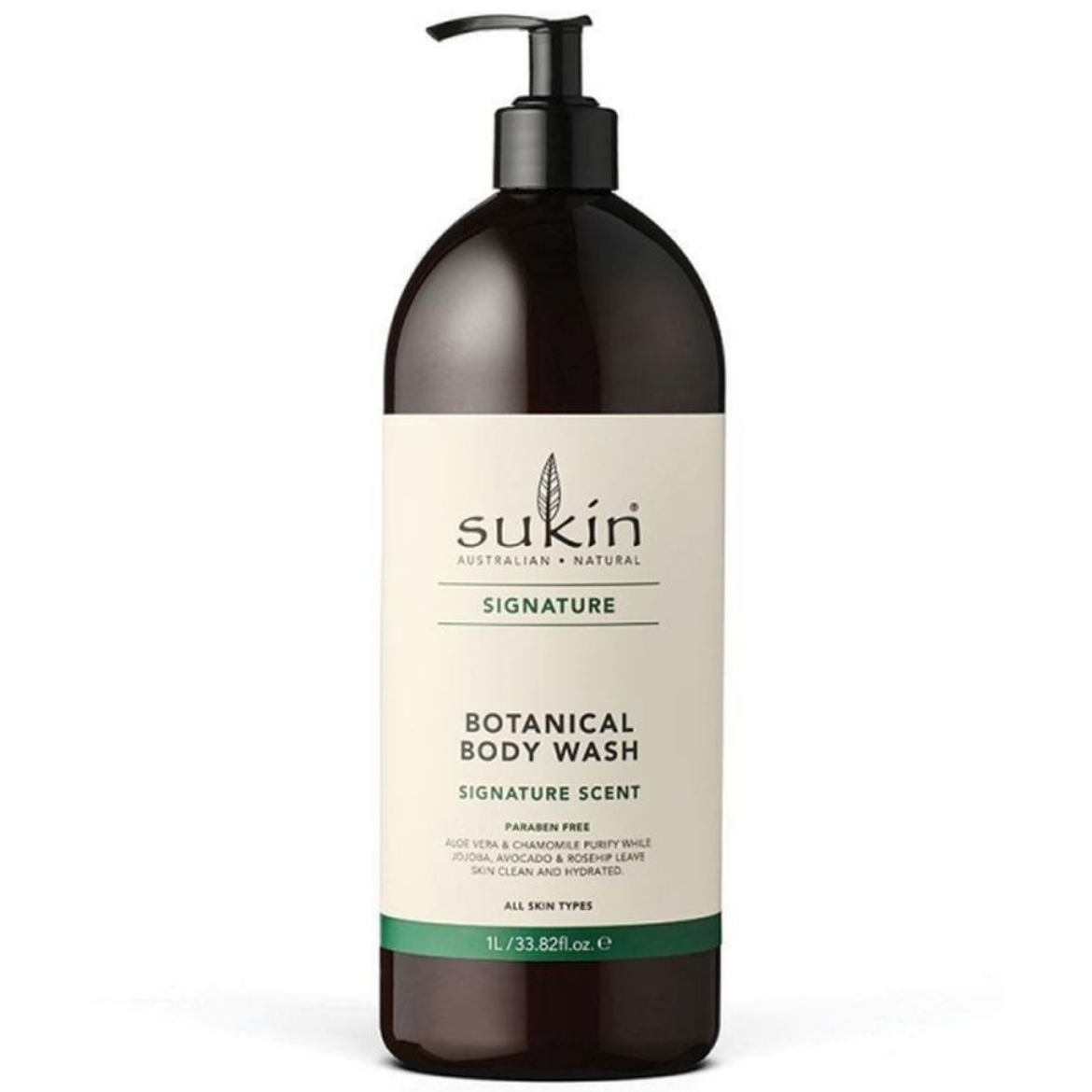 Picture of Body Wash Sukin Signature Botanical  Pump 1 Litre