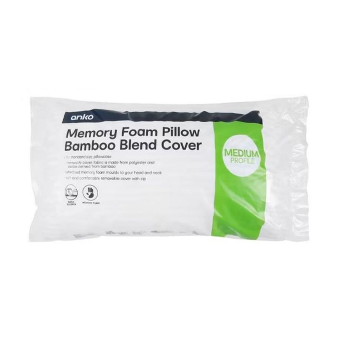 Picture of Memory Foam Pillow Bamboo Blend Cover