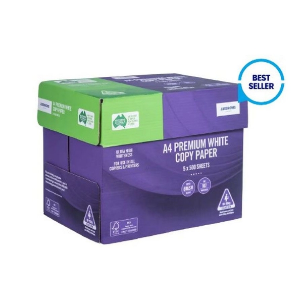 Picture of A4 Copy Paper Carton 80gsm Premium-J.Burrows