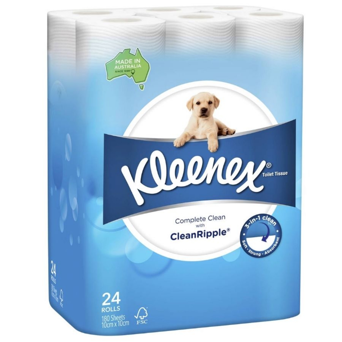 Picture of Clean Toilet Paper -Kleenex 