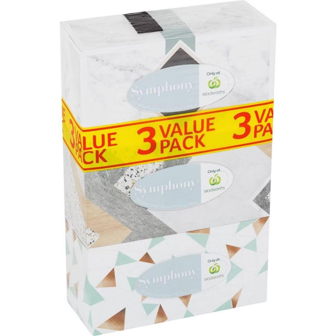 Picture of  Facial Tissues White 228ss 3 Pack