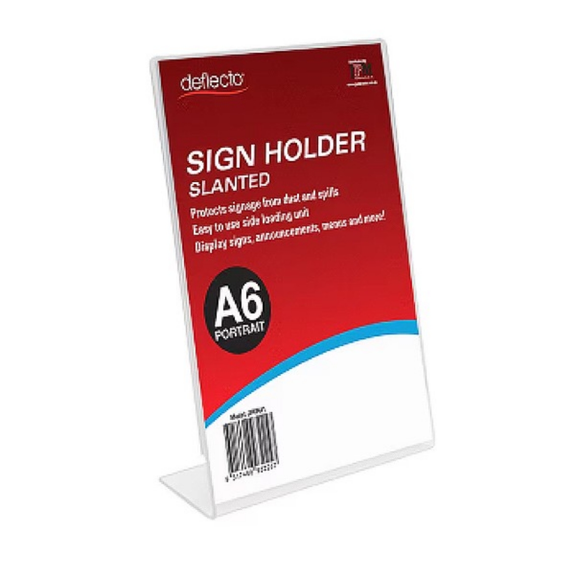 Picture of Slanted Portrait Sign Holder A6 