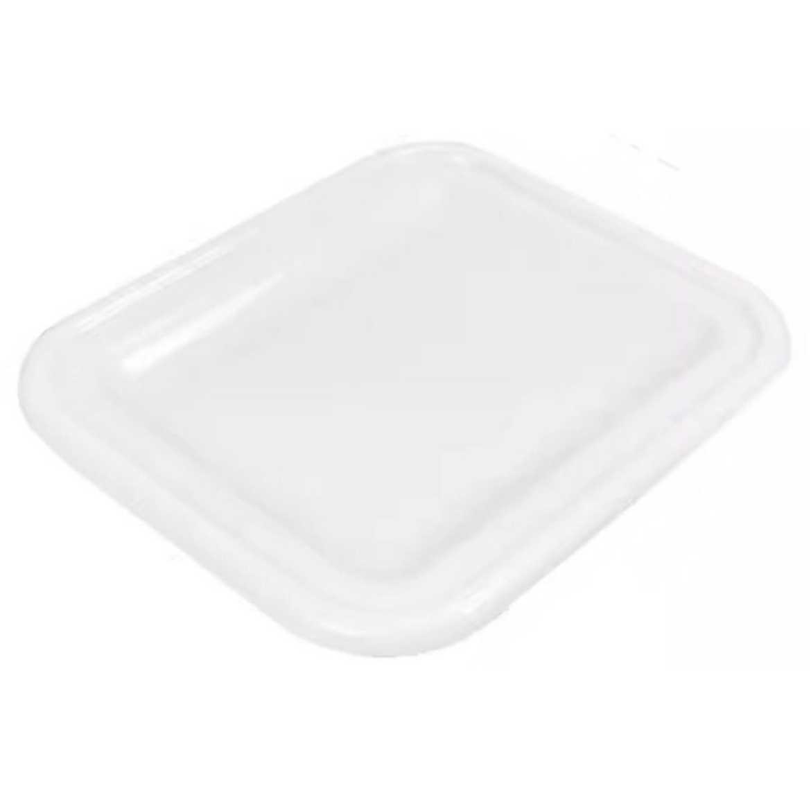 Picture of tray shallow food storage thickened white
