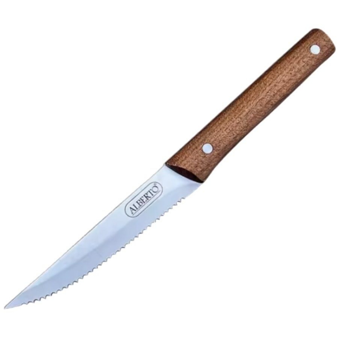 Picture of cutlery knife small brown set of four 11cm