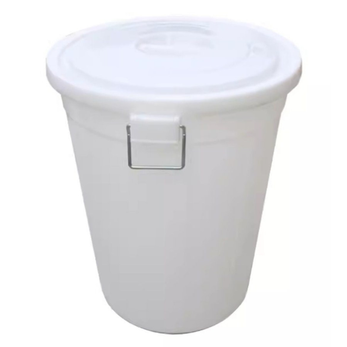 Picture of Bucket Trash 65 liter with lid white