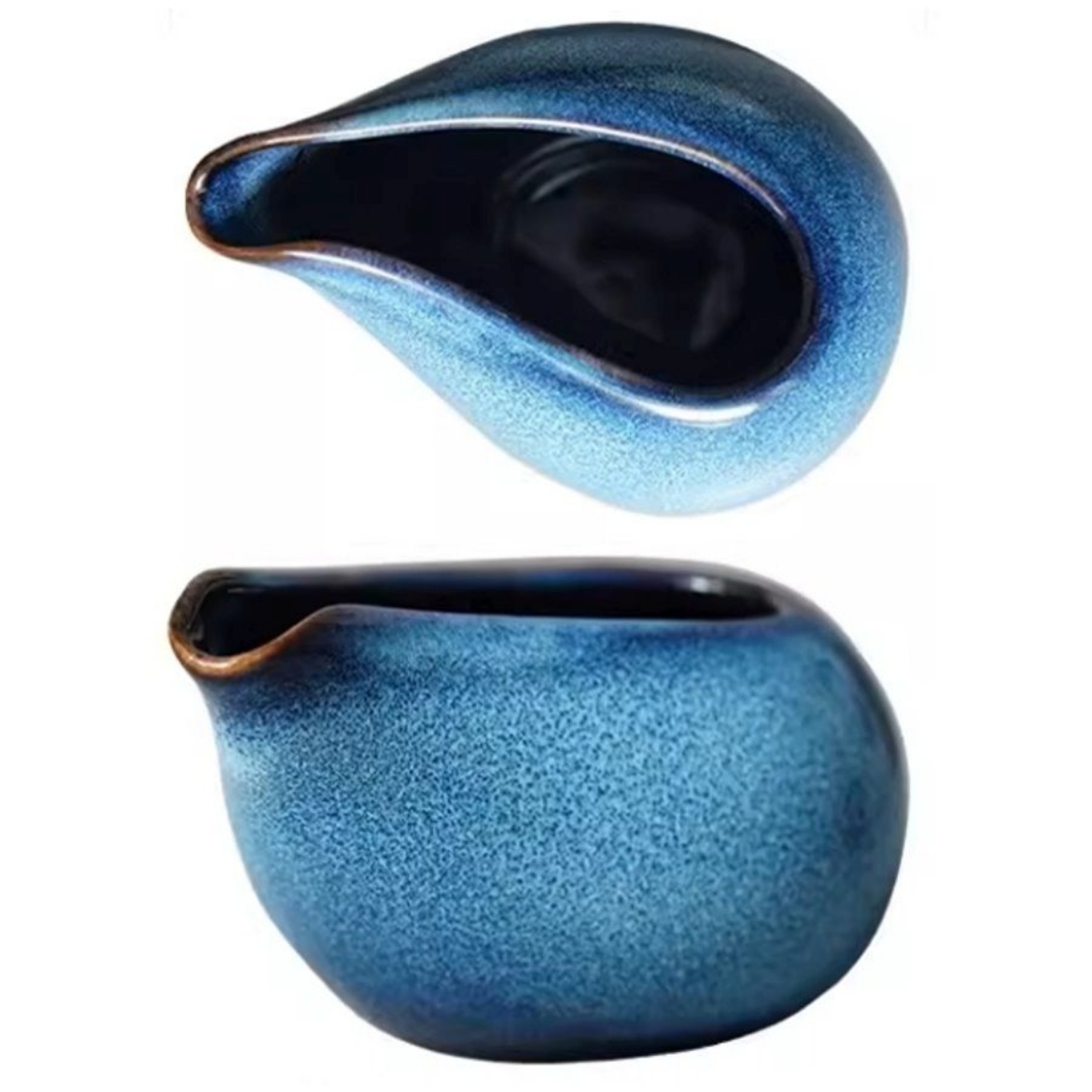 Picture of sauce bottle small water droplet blue