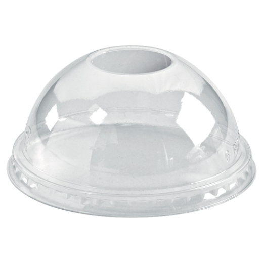 Picture of Plastic Cup Dome Holed Lid 
