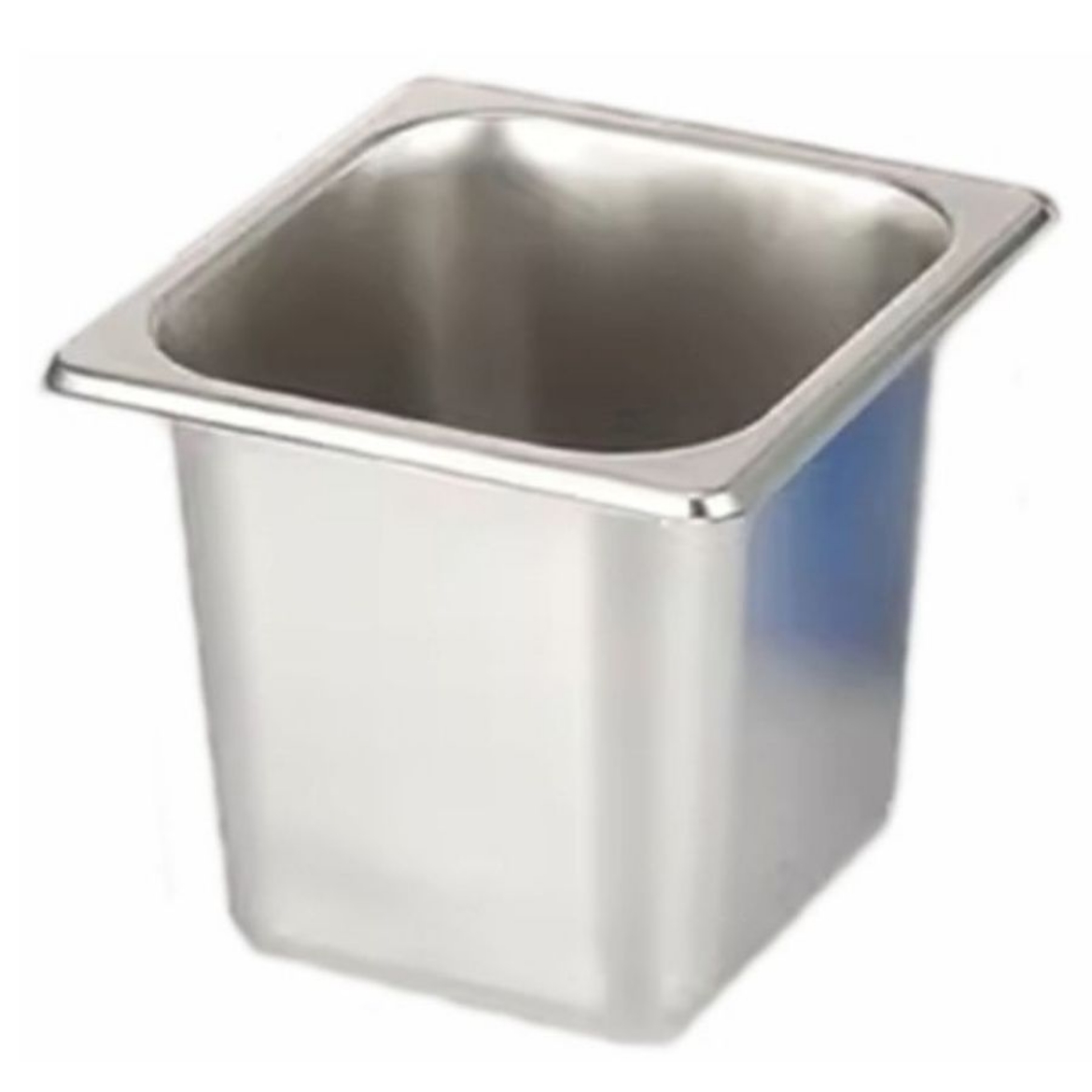 Picture of container stainless food serving storage no lid 10.9*17.5*10cm 1/9