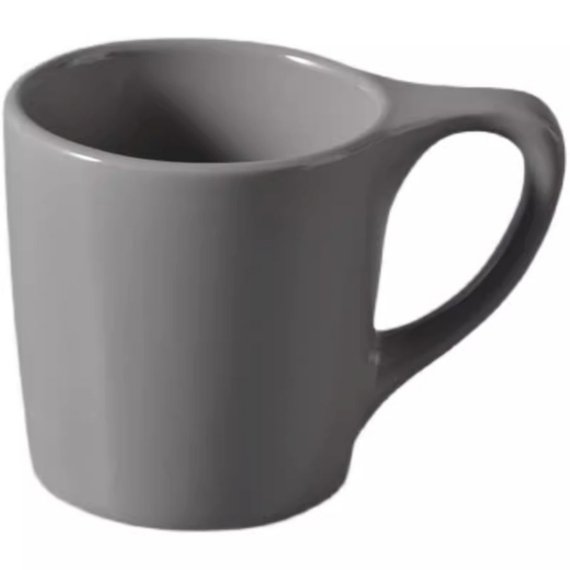 Picture of cup coffee cupshouse light grey with handle