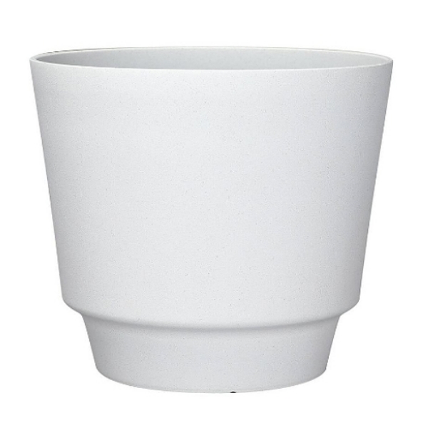 Picture of self Watering Plastic Pot White  40 Fill Round