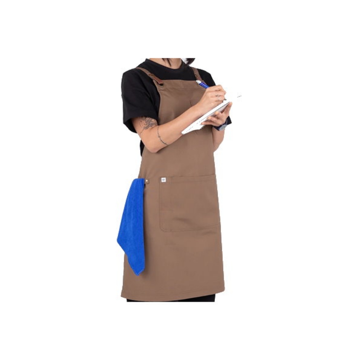Picture of Pocket Apron Luca bib Coffee