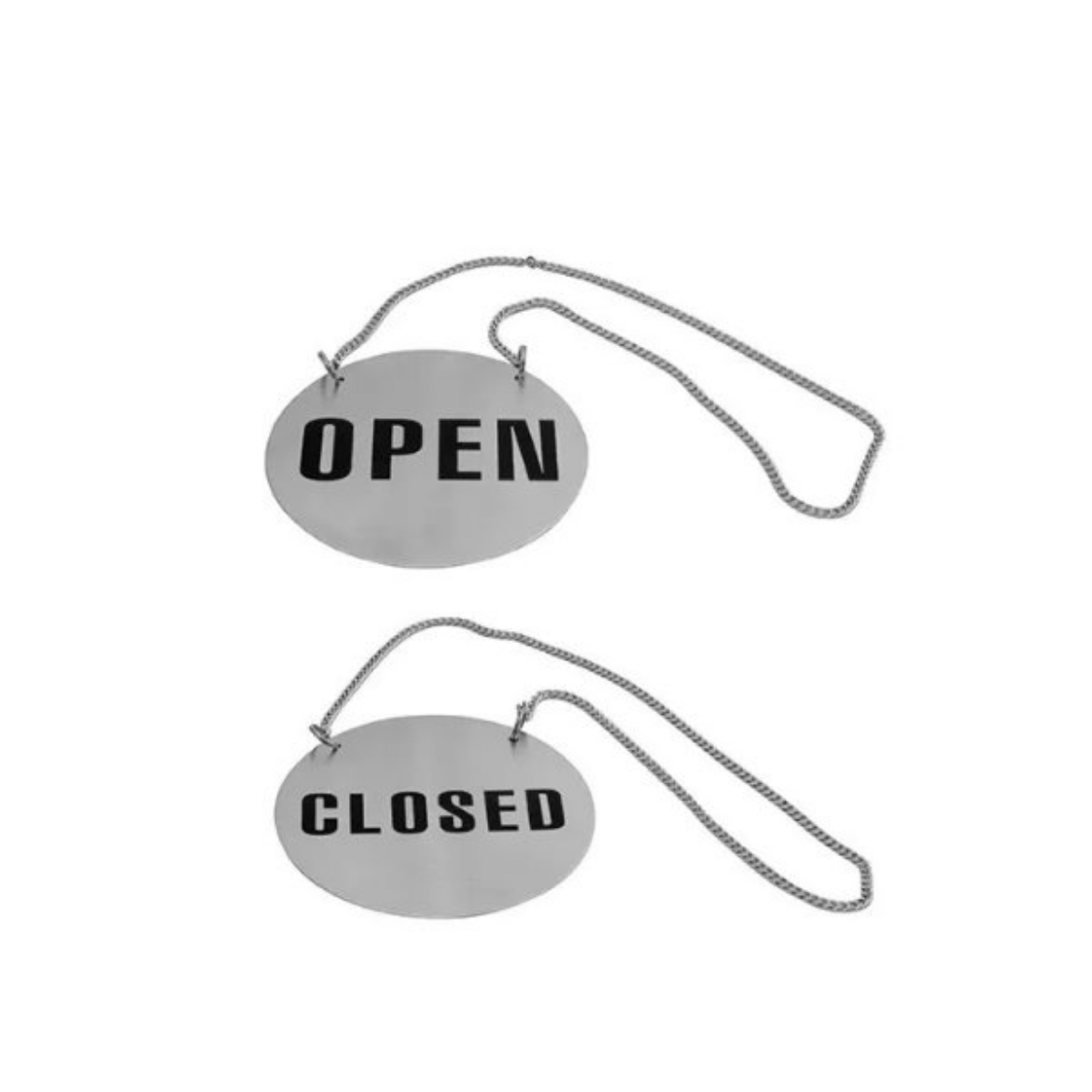 Picture of Sign Wall Open & Close Round Chain