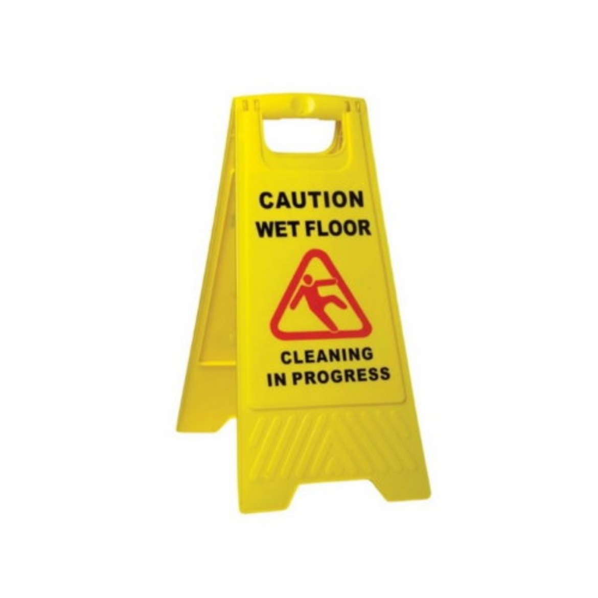 Picture of A-Frame Caution Sabco Sign Wet Floor Cleaning In Progress