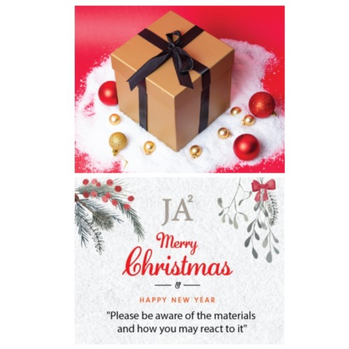 Picture of Gift card for xmas(Warning) @400pc