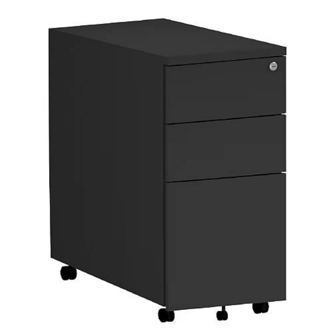 Picture of Slim Filing Pedestal  Black