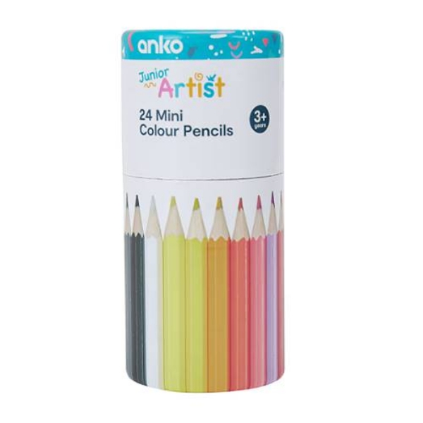 Picture of 24 Pack Junior Artist Mini Colour Pencils