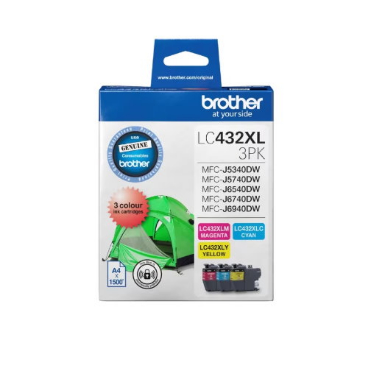 Picture of Ink Brother INKvestment LC 432XL Ink Cartridges Colour 3 Pack