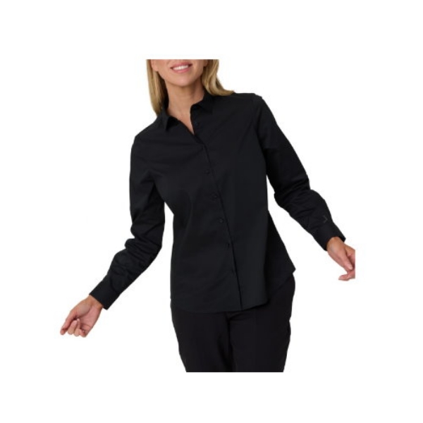 Picture of Long Sleeve Work Shirt Women Black