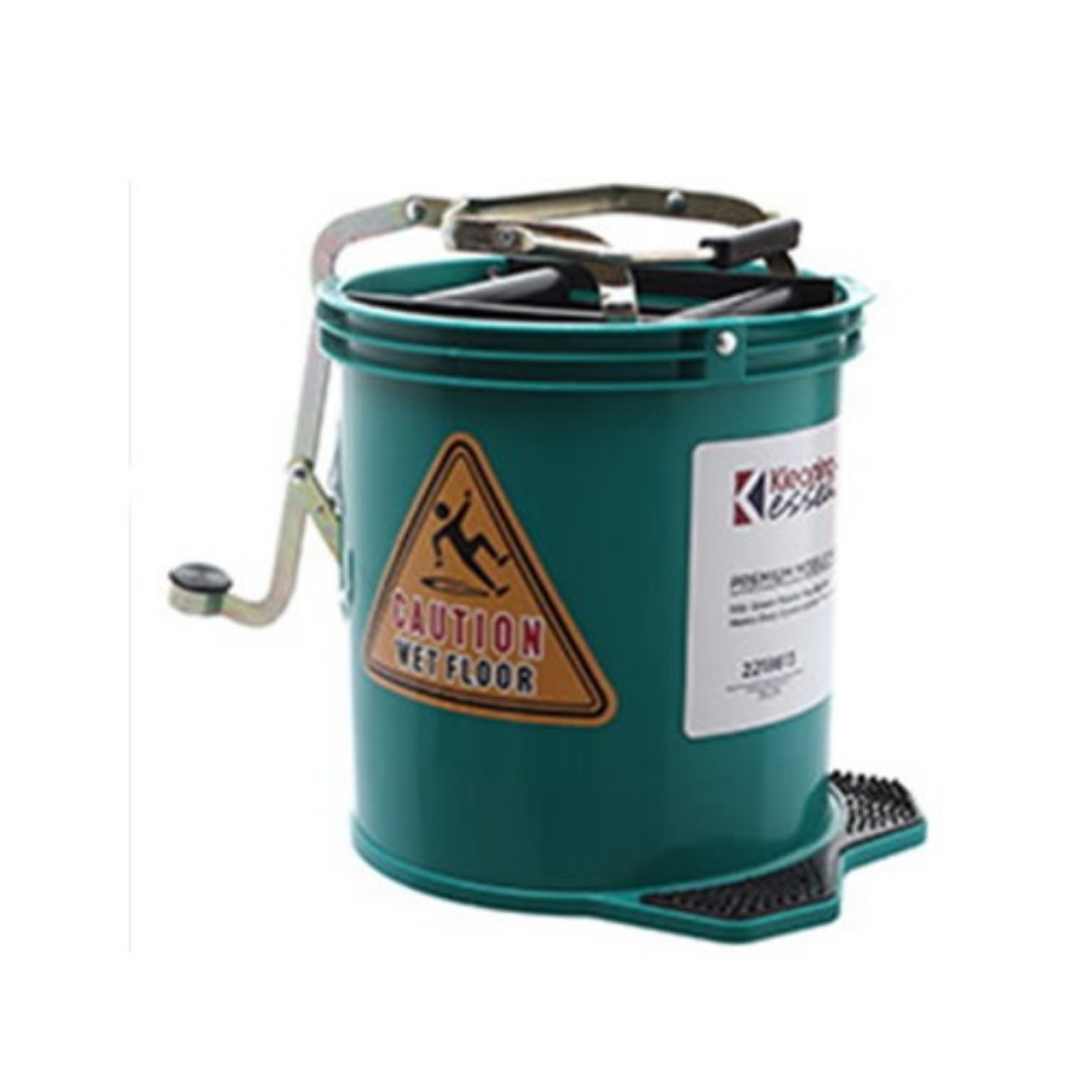 Picture of Mop Bucket Mobile Plastic Green 15L Kleaning Essentials