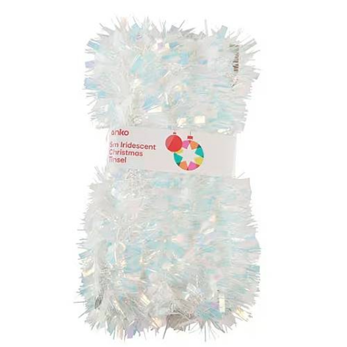 Picture of 5m Iridescent Christmas Tinsel