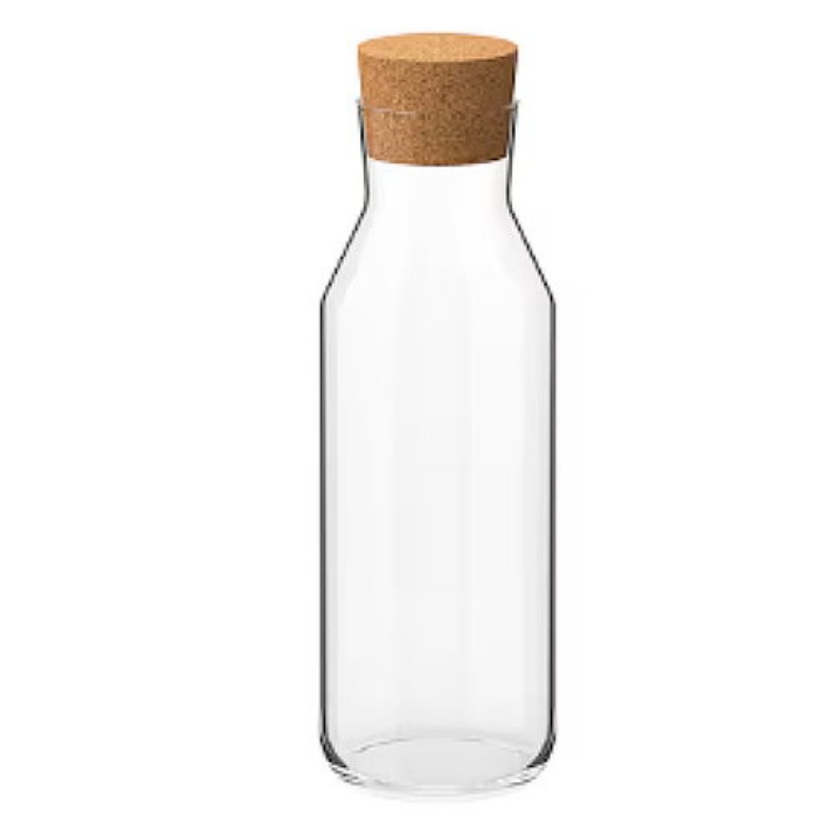 Picture of Carafe with stopper, clear glass/cork, 1 l 